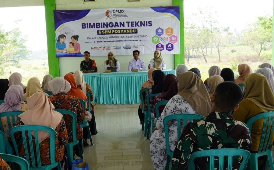 Sinergi Satgas TMMD 129 dan DPMD Bojonegoro 'Upgrade' Peran Kader Posyandu Lewat Bimtek 6 SPM