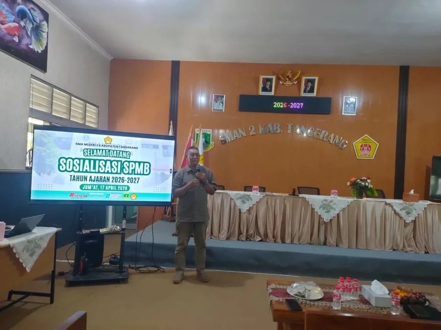 SPMB 2026 Dibuka, SMAN 2 Tangerang Tegaskan Sistem Transparan