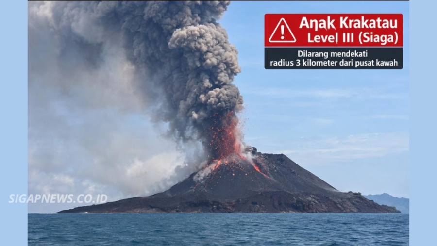 Status Gunung Anak Krakatau Naik ke Level III Siaga, Warga Diminta Waspada
