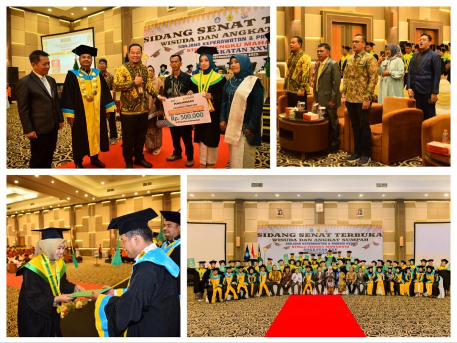 Stikes Tengku Maharatu Wisuda 322 Lulusan, LLDIKTI Wilayah XVII: Agar Segera Jadi Universitas
