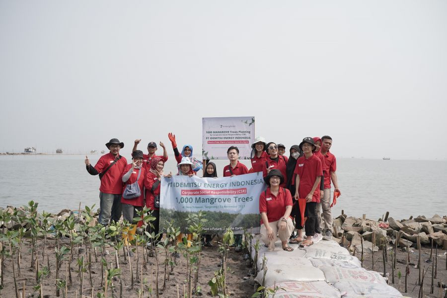 Tanam Mangrove di Tangerang, PT Idemitsu Energy Indonesia Bantu Kurangi Emisi Karbon dan Abrasi