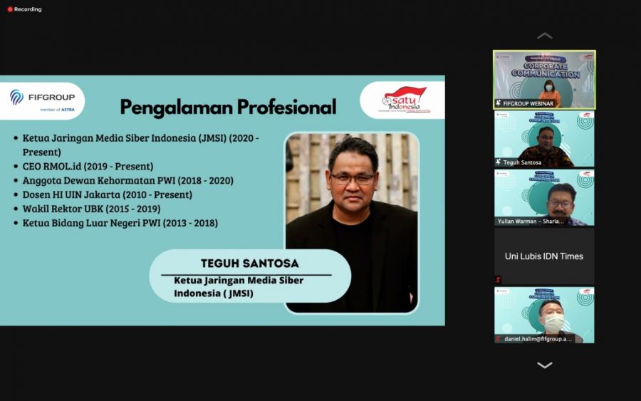 Teguh Santosa Beberkan Cara Menghadapi Serangan Berwujud Berita di Dunia Digital