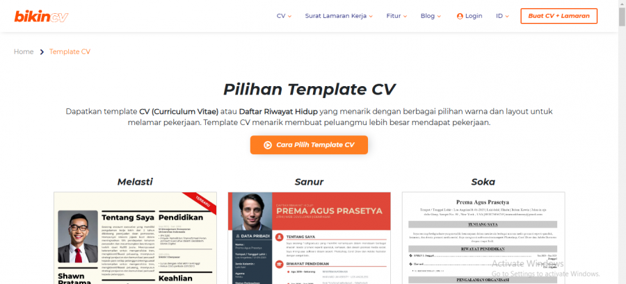Template CV Lamaran Kerja: Solusi Praktis untuk Menarik Perhatian HRD