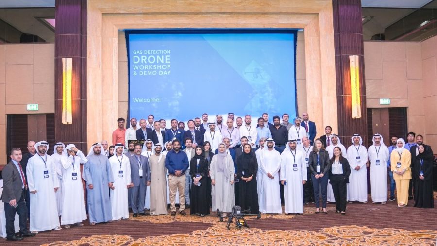Terra Drone Gelar Workshop Pendeteksian Gas dengan Drone di Abu Dhabi