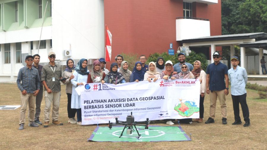 Terra Drone Indonesia Berikan Pelatihan Akuisisi Data Geospasial Berbasis Sensor LiDAR kepada Badan
