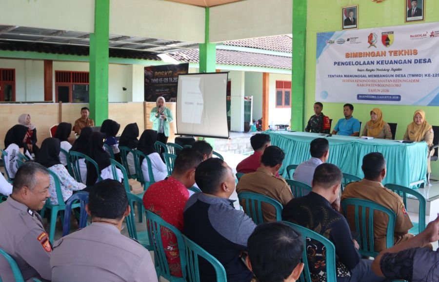 TMMD 129 Bojonegoro Bekali Warga Kesongo Ilmu Kelola Keuangan