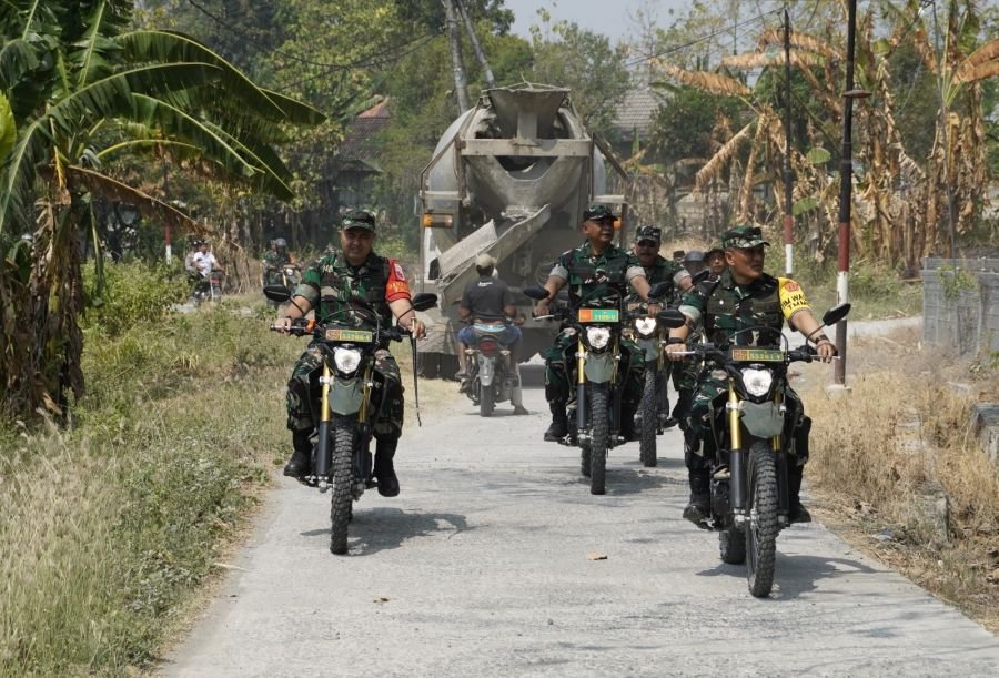 TMMD 129 Bojonegoro: Ketika Jenderal Bintang Satu Menunggang Trail Menembus Pelosok Kesongo