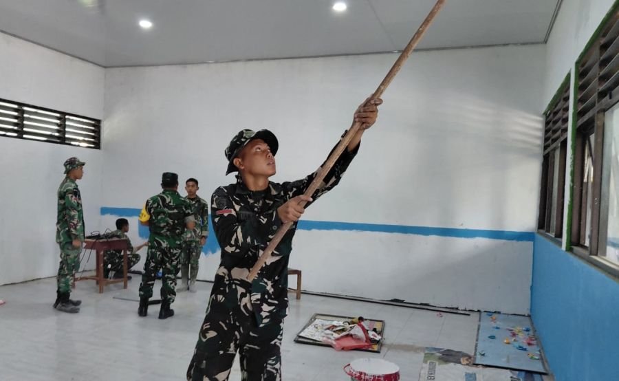 TMMD 129 Bojonegoro: Wajah Baru SDN Kesongo 1, Rumah Harapan bagi Penerus Bangsa