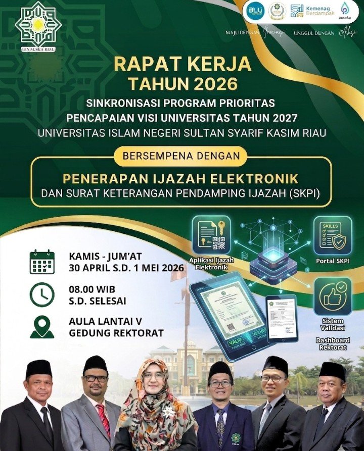Transformasi Digital Kampus: UIN Suska Riau Perkenalkan Ijazah Elektronik Berbasis Barcode