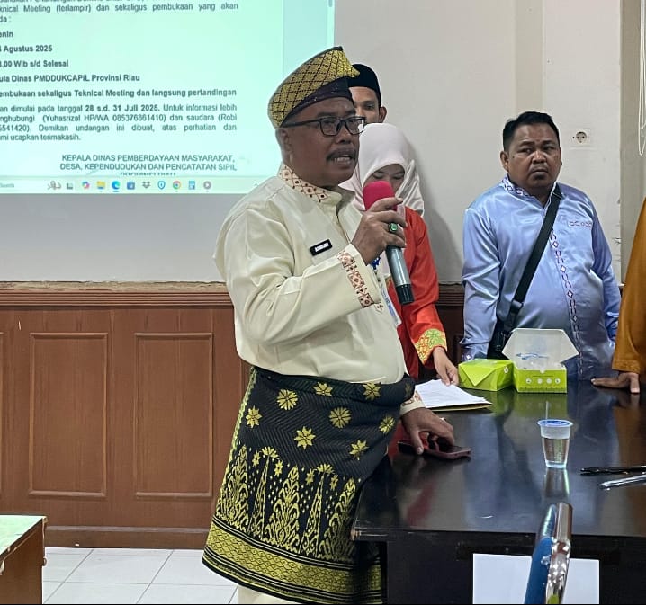 Turnamen Domino antar OPD Warnai HUT Provinsi Riau ke 68
