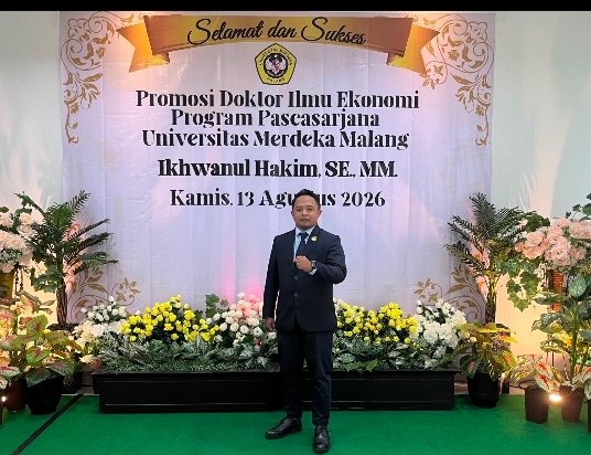 Ujian Terbuka Doktor Ilmu Ekonomi Ikhwanul Hakim Berlangsung Khidmat di Malang