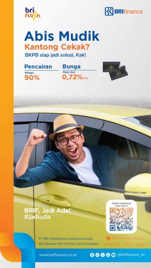 Usai Mudik, Tetap Nyaman Kelola Dana bersama BRI Flash dari BRI Finance