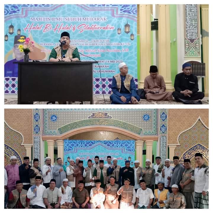 Wagubri Edy Natar Nasution Gelar GSSB ke-126 dan Halal Bi Halal di Masjid Paripurna Al-Ukhuwah