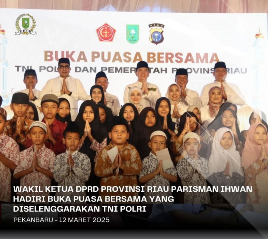 Wakil Ketua DPRD Hadiri Buka Bersama Kapolda Riau 
