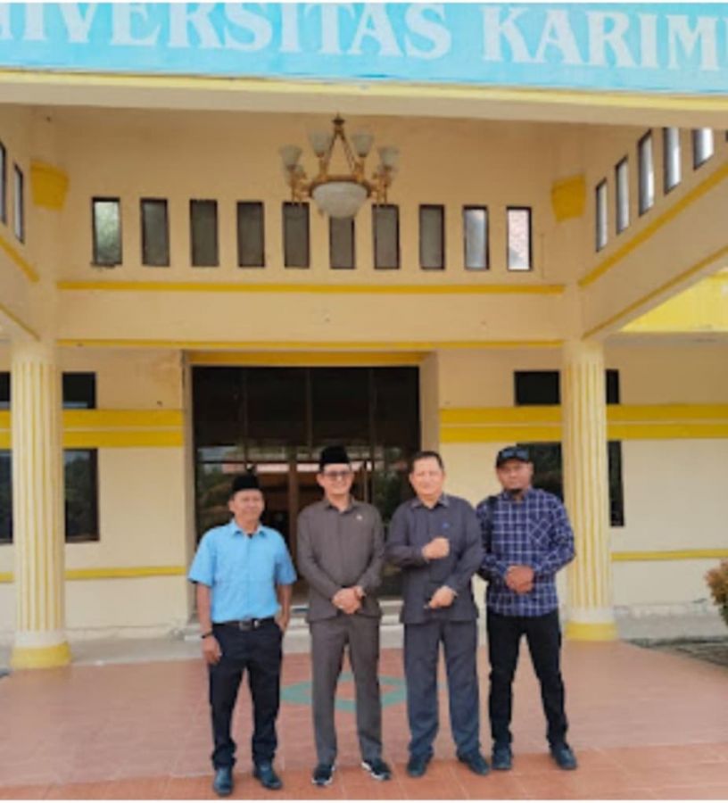 Wakil Ketua DPRD Kabupaten Karimun Kunjungi Universitas Karimun, Bahas Pengembangan Pendidikan