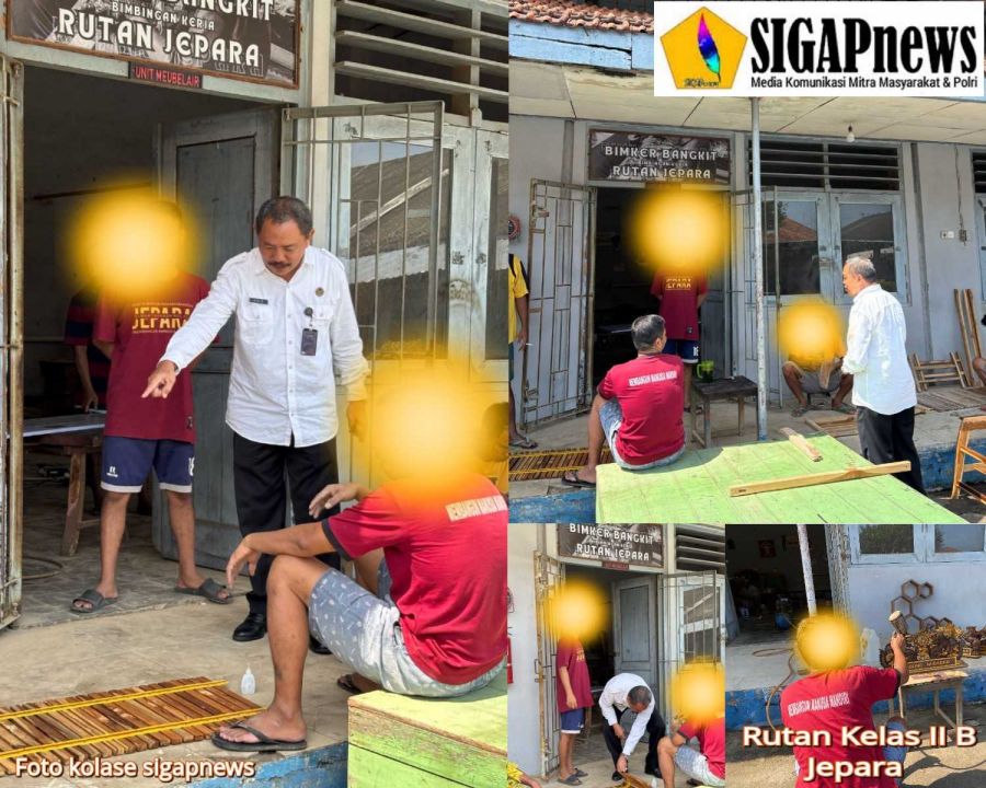Warga Binaan Rutan Jepara Asah Keterampilan Pertukangan, Siapkan Bekal Hidup Mandiri