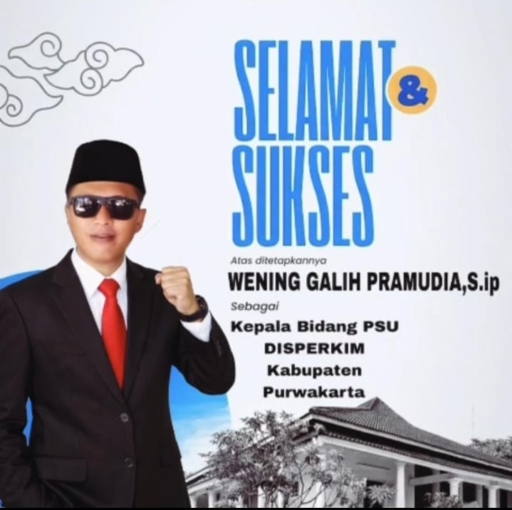 Wening Galih Dilantik, Disperkim Purwakarta Targetkan Lompatan Layanan PSU
