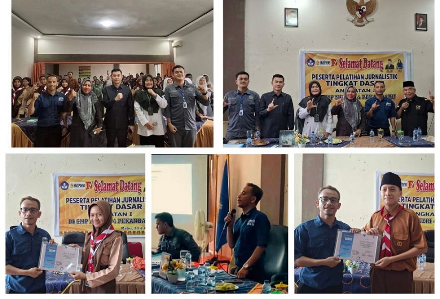 Wisdom Academy dan Media Sigapnews Cetak Siswa SMP Negeri di Pekanbaru Jadi Jurnalis Muda