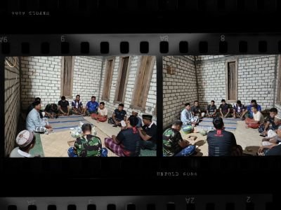 Anggota Satgas TMMD 129 Kodim 0813 Bojonegoro Dengan Relegi Selalu Dekat Dengan Masyarakat 