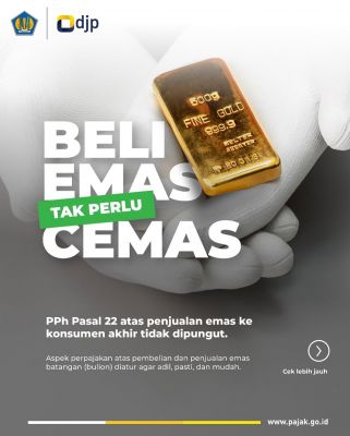 Beli Emas Tak Kena Pajak! Pemerintah Pastikan Konsumen Akhir Aman dari Pungutan
