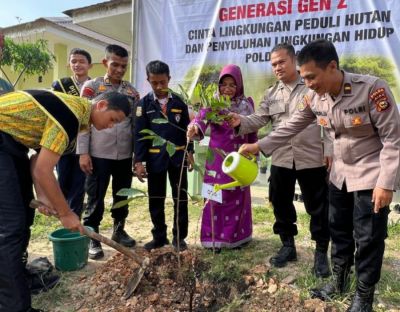 Green Policing Masuk Sekolah, Polda Riau Edukasi 625 Siswa Soal Cinta Lingkungan
