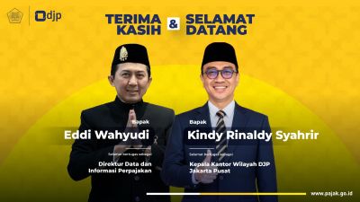 Kindy Rinaldy Pimpin Kanwil DJP Jakarta Pusat, Resmi Dilantik