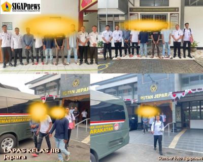 Lima Warga Binaan Rutan Jepara Dipindah ke Nusakambangan dengan Pengawalan Ketat
