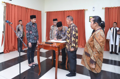 Mas Syah Rotasi Dua Pejabat Pemkab Trenggalek, Mantan Camat Pule Kini Jadi Sekdin Perpusarsip