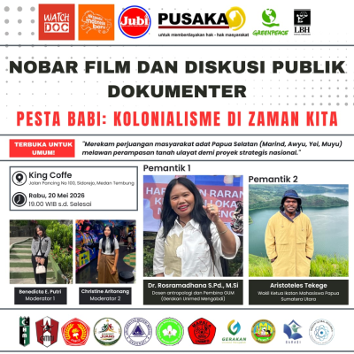 Nobar Film “Pesta Babi: Kolonialisme di Zaman Kita” Sukses Digelar di Medan
