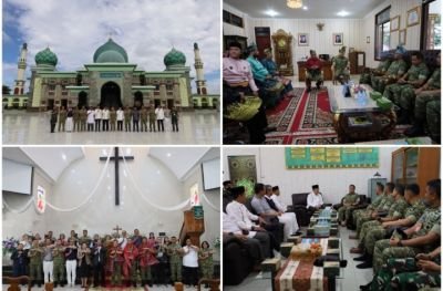 Pangdam XIX/Tuanku Tambusai Pimpin Anjangsana HUT ke-81 TNI, Perkuat Harmoni Lintas Agama dan Adat di Riau