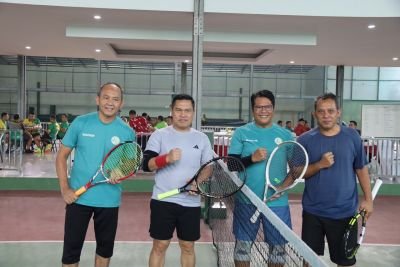 Pangdam XIX/Tuanku Tambusai Turun ke Lapangan, Gelar Tenis Persahabatan