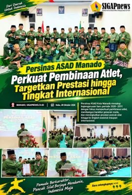 Persinas ASAD Manado Perkuat Pembinaan Atlet, Targetkan Prestasi hingga Tingkat Internasional