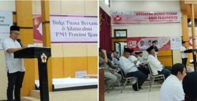 PMI Riau Lantik Forum TSR 2026–2027 Saat Buka Puasa Bersama
