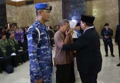 Prabowo: Negara Hadir untuk Keluarga Prajurit Gugur