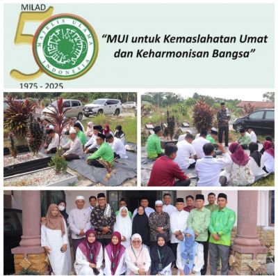 Rangkaian Milad Emas 50 Tahun, MUI Riau Ziarah Mengenang Jejak Juang Prof Mahdini 