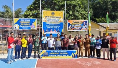 Sungai Asam Cup 2026 Dibuka, Babinsa Perkuat Sinergi Warga