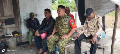 Tangkal Hoaks dan Provokasi, Babinsa Desa Mamut Gaungkan Semangat Nasionalisme dan Bela Negara