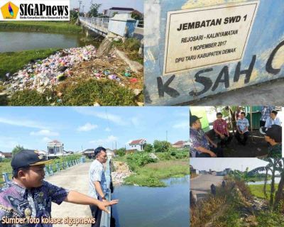 Tumpukan Sampah di Bawah Jembatan SWD 1 Picu Banjir, Warga Jepara Rugi