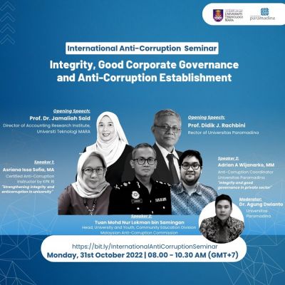 Universitas Paramadina Gelar Seminar Anti Korupsi, Prof Didik: Koruptor dari Alumni PT Terbaik